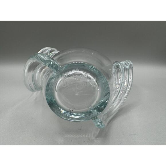 1981 Thomas Buechner Vase Very Light Aqua Clear w/Ribs Vitrix Art Glass Vintage - Picture 8 of 12